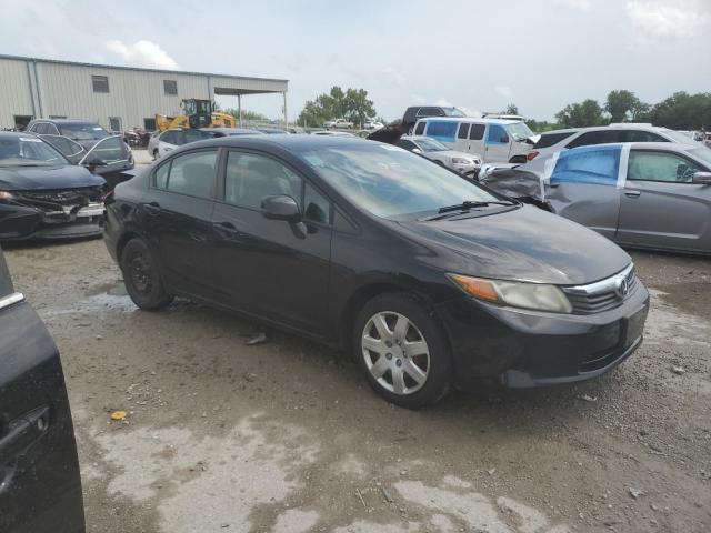 19XFB2F57CE014928 - 2012 HONDA CIVIC LX 黑色 照片 4