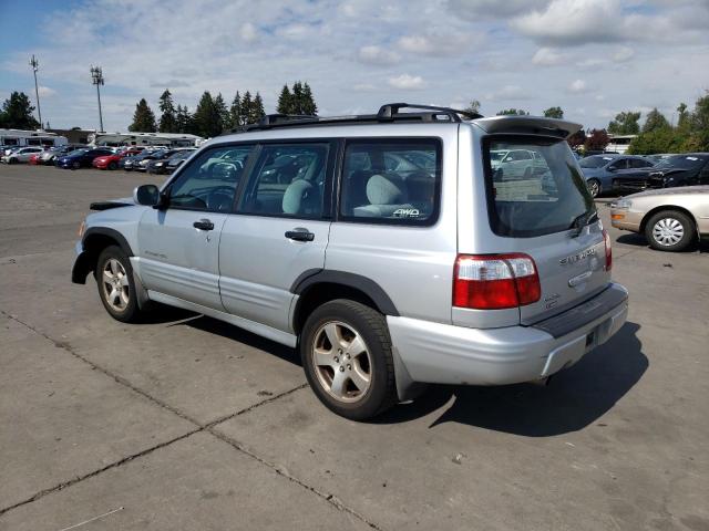 JF1SF65622H709613 - 2002 SUBARU FORESTER S SILVER photo 2