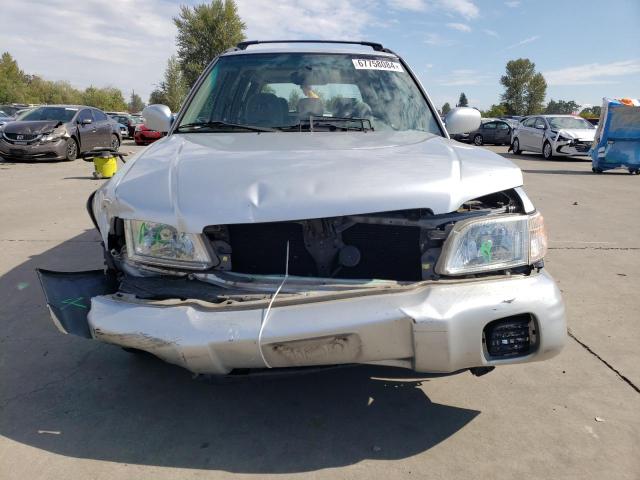 JF1SF65622H709613 - 2002 SUBARU FORESTER S SILVER photo 5
