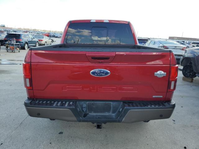 1FTEW1C4XLFC05030 - 2020 FORD F150 SUPERCREW RED photo 6