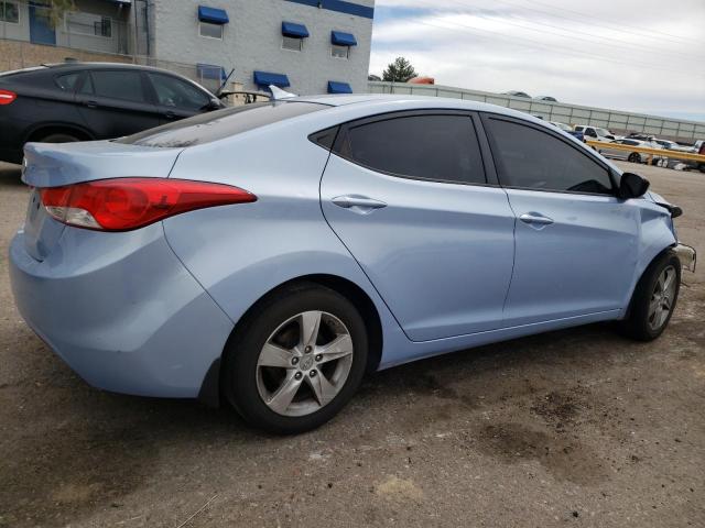 KMHDH4AE2DU498093 - 2013 HYUNDAI ELANTRA GLS BLUE photo 3