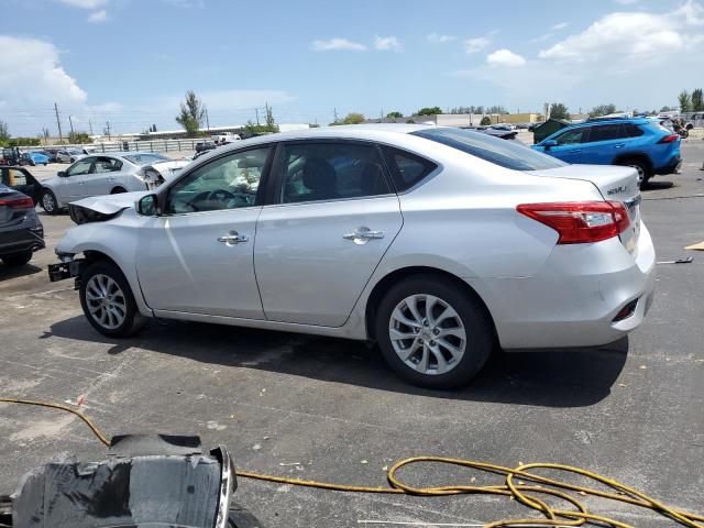 3N1AB7AP8KY290969 - 2019 NISSAN SENTRA S SILVER photo 2