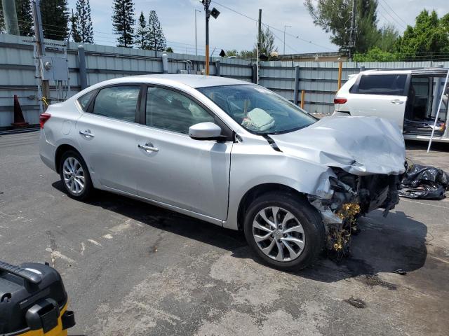 3N1AB7AP8KY290969 - 2019 NISSAN SENTRA S SILVER photo 4