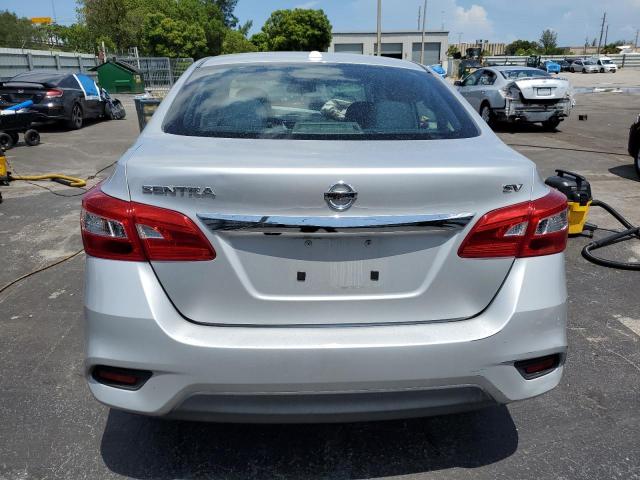 3N1AB7AP8KY290969 - 2019 NISSAN SENTRA S SILVER photo 6