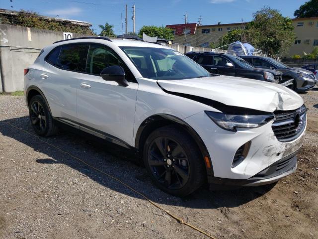 LRBFZNR44MD133473 - 2021 BUICK ENVISION ESSENCE WHITE photo 4