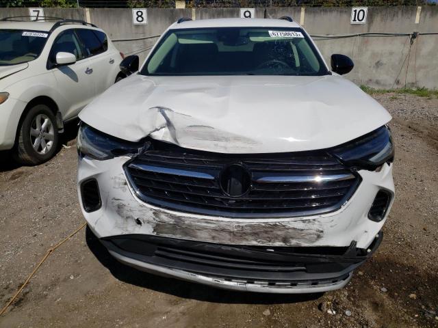 LRBFZNR44MD133473 - 2021 BUICK ENVISION ESSENCE WHITE photo 5