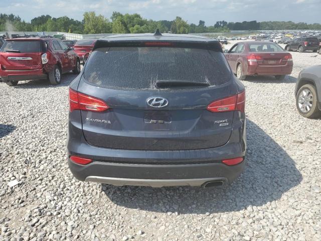 5XYZTDLB7FG251328 - 2015 HYUNDAI SANTA FE SPORT BLUE photo 6