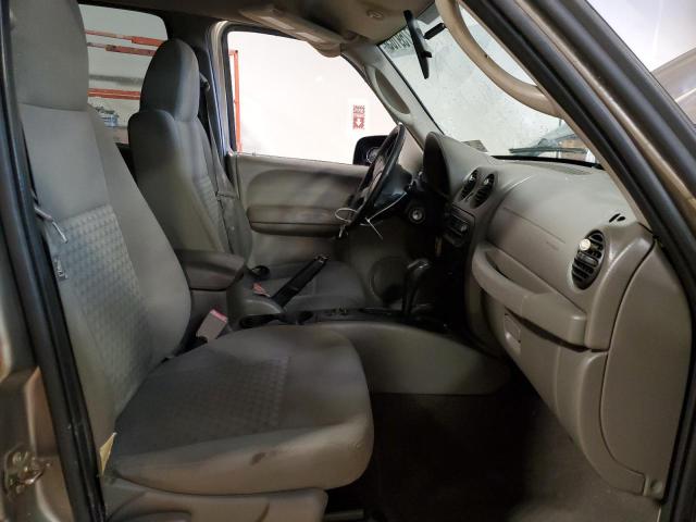1J4GL48K35W507198 - 2005 JEEP LIBERTY SPORT TAN photo 7