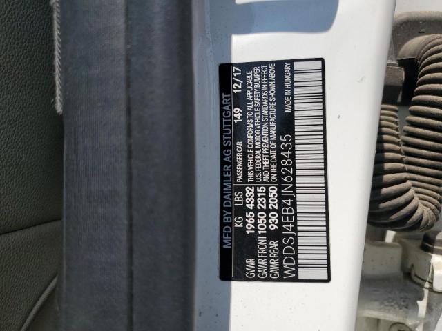 WDDSJ4EB4JN628435 - 2018 MERCEDES-BENZ CLA 250 თეთრი ფოტო 12