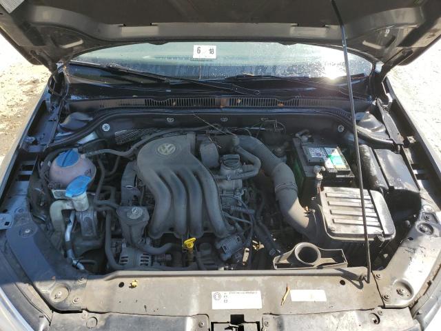 3VW2K7AJ7EM334613 - 2014 VOLKSWAGEN JETTA BASE GRAY photo 11