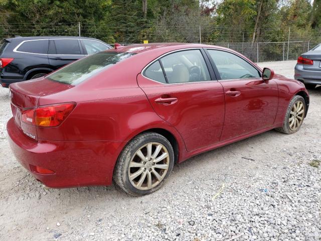 JTHCK262485024987 - 2008 LEXUS IS 250 RED photo 3