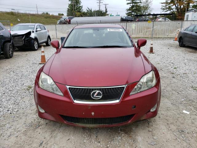 JTHCK262485024987 - 2008 LEXUS IS 250 RED photo 5