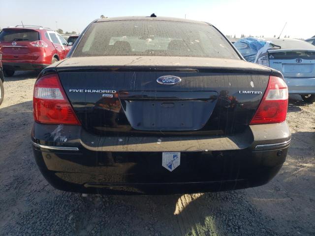 1FAHP28127G145698 - 2007 FORD FIVE HUNDR LIMITED BLACK photo 6