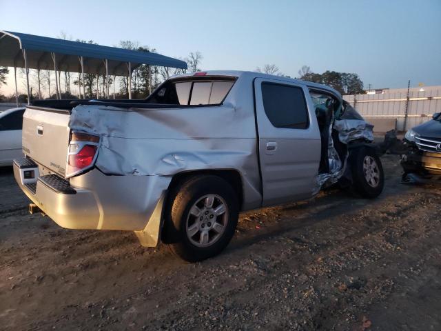 2HJYK16467H514272 - 2007 HONDA RIDGELINE RTS SILVER photo 3