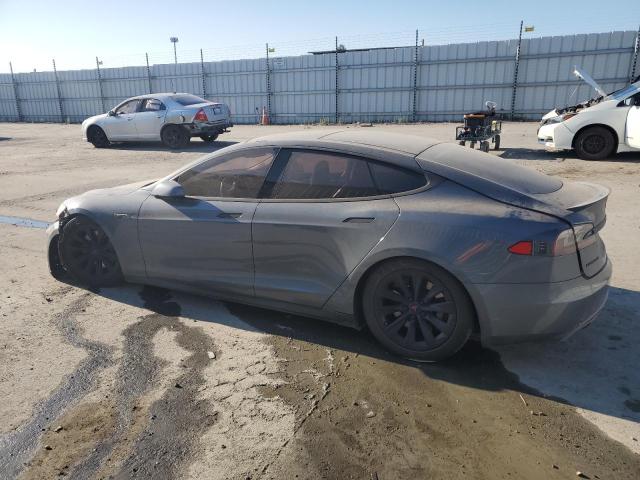 5YJSA1H1XEFP40396 - 2014 TESLA MODEL S رمادي صورة 2