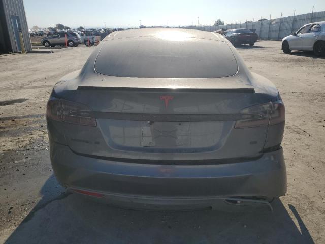 5YJSA1H1XEFP40396 - 2014 TESLA MODEL S رمادي صورة 6