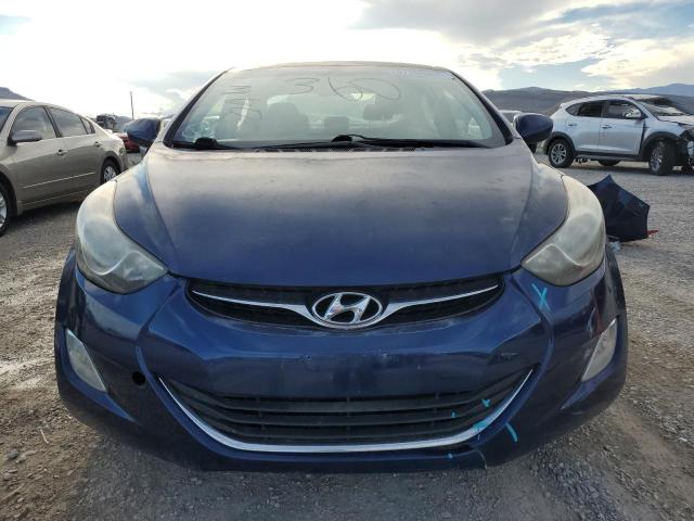 KMHDH4AEXDU546326 - 2013 HYUNDAI ELANTRA GLS BLUE photo 5