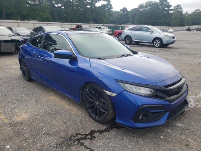 2HGFC3A55LH754090 - 2020 HONDA CIVIC SI BLUE photo 4