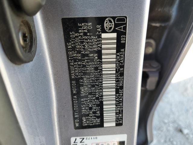 2T1KR32E86C578077 - 2006 TOYOTA COROLLA MA XR BLUE photo 12