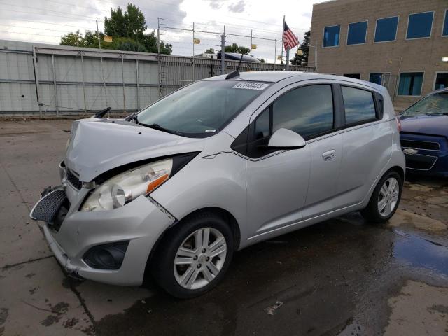 KL8CD6S92FC724840 - 2015 CHEVROLET SPARK 1LT SILVER photo 1