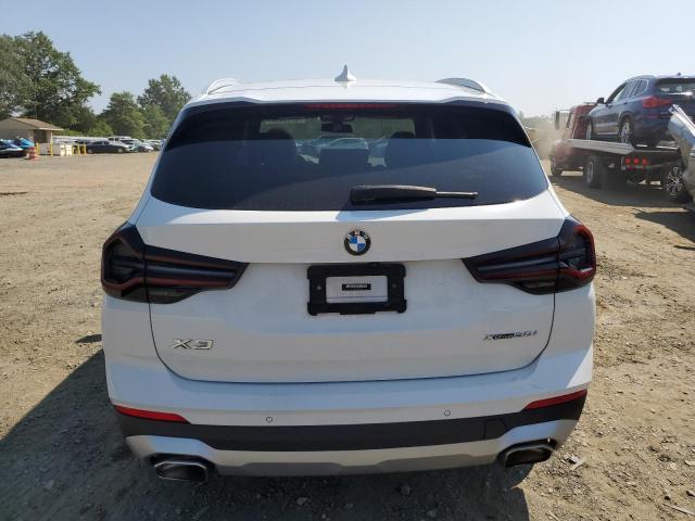 5UX53DP08P9R77241 - 2023 BMW X3 XDRIVE30I WHITE photo 6