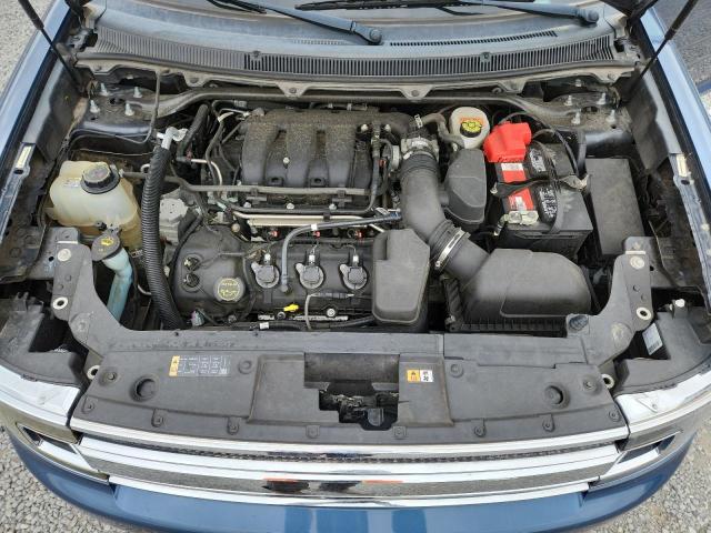 2FMHK6C8XKBA26863 - 2019 FORD FLEX SEL ლურჯი ფოტო 12