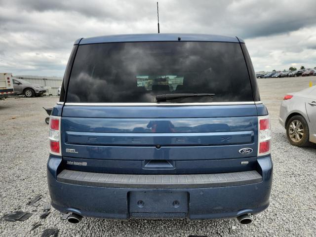 2FMHK6C8XKBA26863 - 2019 FORD FLEX SEL ლურჯი ფოტო 6