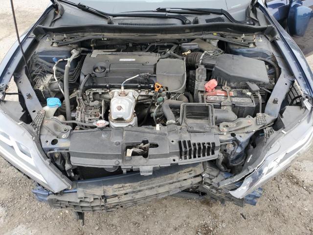 1HGCT1B89GA007824 - 2016 HONDA ACCORD EXL BLUE photo 11