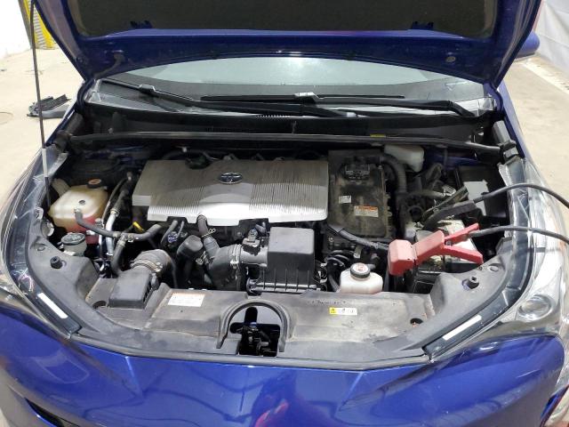 JTDKARFUXH3046580 - 2017 TOYOTA PRIUS 蓝色 照片 11