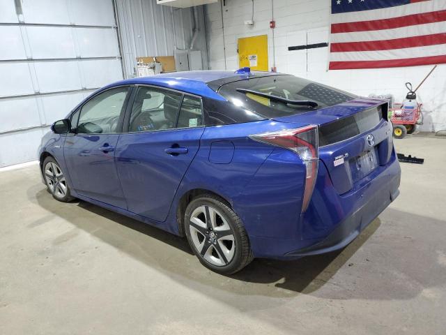 JTDKARFUXH3046580 - 2017 TOYOTA PRIUS 蓝色 照片 2
