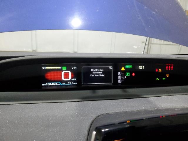 JTDKARFUXH3046580 - 2017 TOYOTA PRIUS 蓝色 照片 9