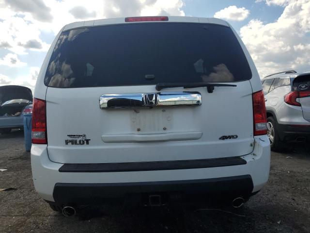 5FNYF4H57BB063139 - 2011 HONDA PILOT EXL WHITE photo 6