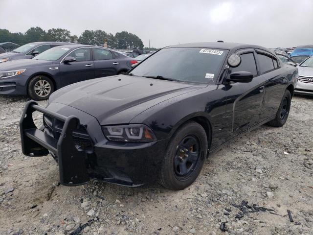 2C3CDXAT6CH305087 - 2012 DODGE CHARGER POLICE BLACK photo 1
