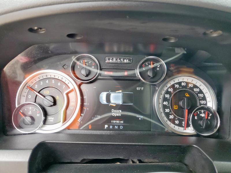 1C6RR6LT2KS521516 - 2019 RAM 1500 CLASS SLT ვერცხლისფერი ფოტო 9