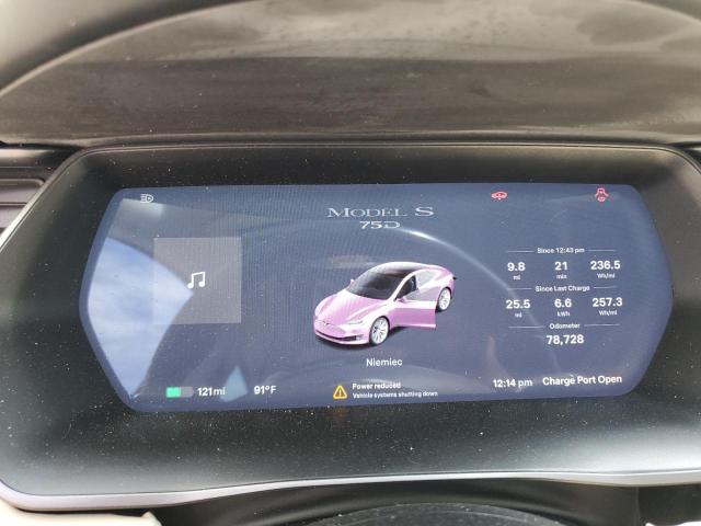 5YJSA1E20JF260245 - 2018 TESLA MODEL S ნაცრისფერი ფოტო 9