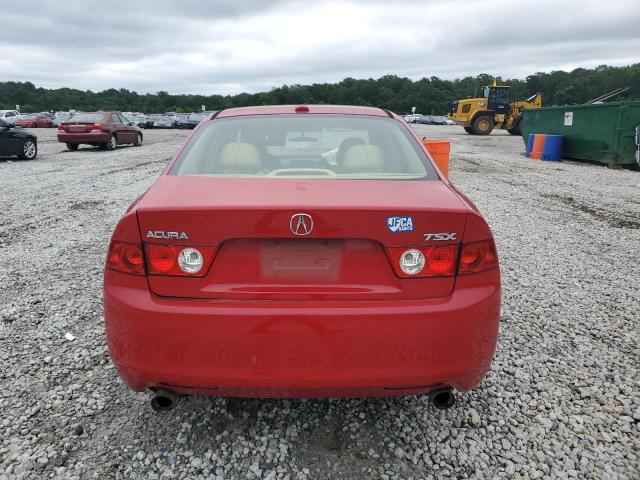 JH4CL96985C016191 - 2005 ACURA TSX წითელი ფოტო 6