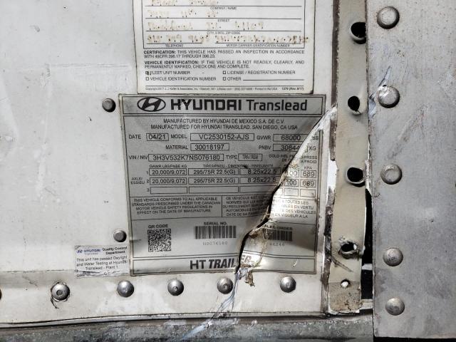 3H3V532K7NS076180 - 2022 HYUNDAI 150 WHITE photo 10