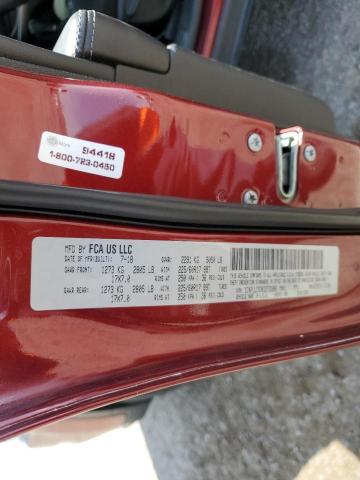 1C4PJLCB3KD273309 - 2019 JEEP CHEROKEE LATITUDE BURGUNDY photo 13