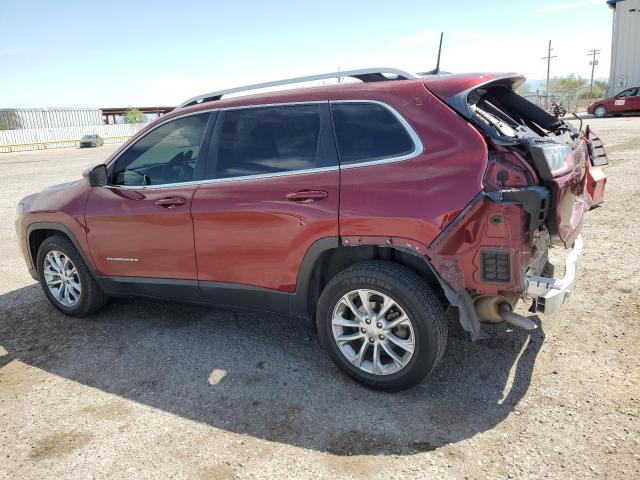 1C4PJLCB3KD273309 - 2019 JEEP CHEROKEE LATITUDE BURGUNDY photo 2