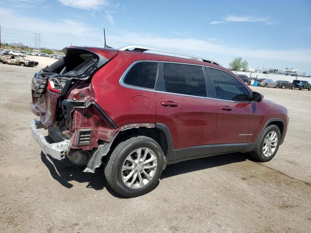 1C4PJLCB3KD273309 - 2019 JEEP CHEROKEE LATITUDE BURGUNDY photo 3