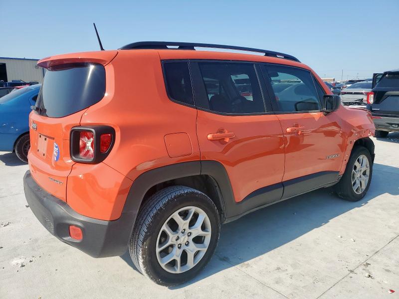 ZACCJBAB0JPJ36885 - 2018 JEEP RENEGADE SPORT برتقالي صورة 3