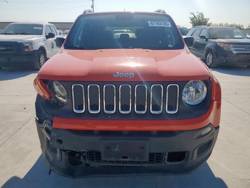 ZACCJBAB0JPJ36885 - 2018 JEEP RENEGADE SPORT برتقالي صورة 5