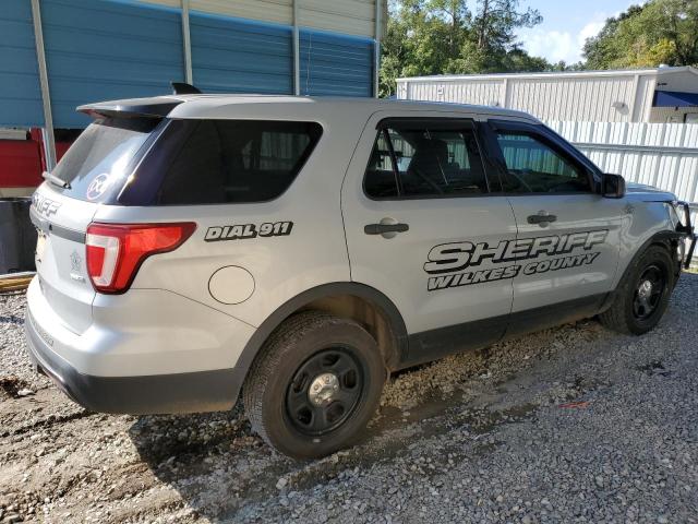 1FM5K8AR1HGC78674 - 2017 FORD EXPLORER POLICE INTERCEPTOR 银色 照片 3