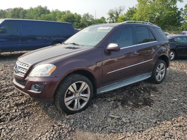 4JGBB8GB0AA556518 - 2010 MERCEDES-BENZ ML 350 4MATIC BURGUNDY photo 1
