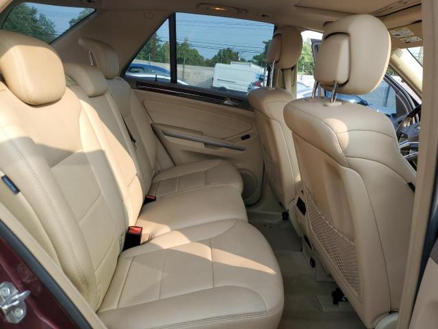 4JGBB8GB0AA556518 - 2010 MERCEDES-BENZ ML 350 4MATIC BURGUNDY photo 11