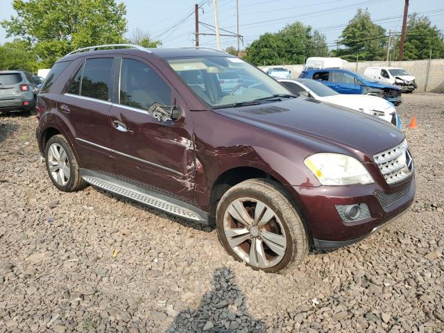 4JGBB8GB0AA556518 - 2010 MERCEDES-BENZ ML 350 4MATIC BURGUNDY photo 4