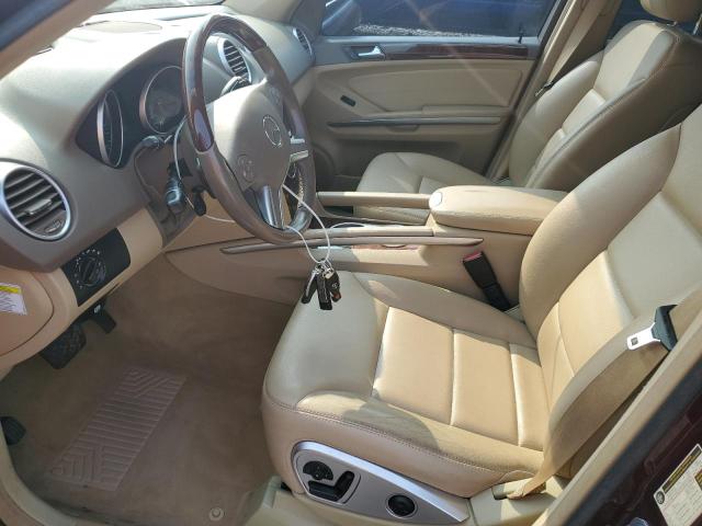 4JGBB8GB0AA556518 - 2010 MERCEDES-BENZ ML 350 4MATIC BURGUNDY photo 7