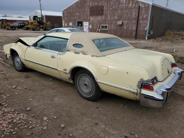 6Y89A919873 - 1976 LINCOLN MARK IV CREAM photo 2