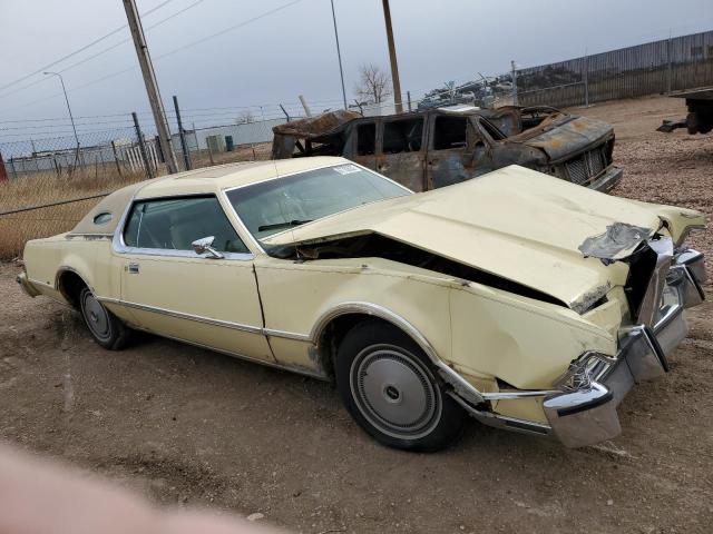 6Y89A919873 - 1976 LINCOLN MARK IV CREAM photo 4