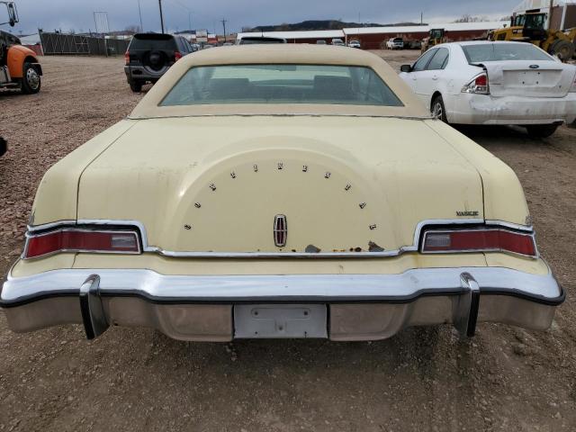 6Y89A919873 - 1976 LINCOLN MARK IV CREAM photo 6